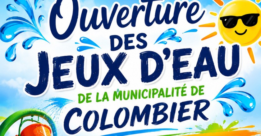 Ouverture des jeux d'eau