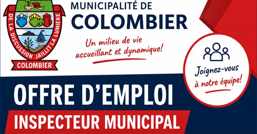 Offre d'emploi inspecteur municipal